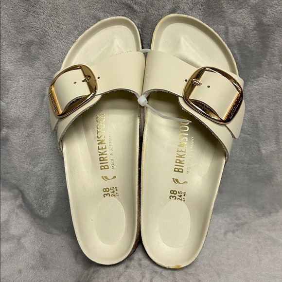 Birkenstock Madrid Big Buckle Slide Sandals Size 38 - Picture 5 of 6